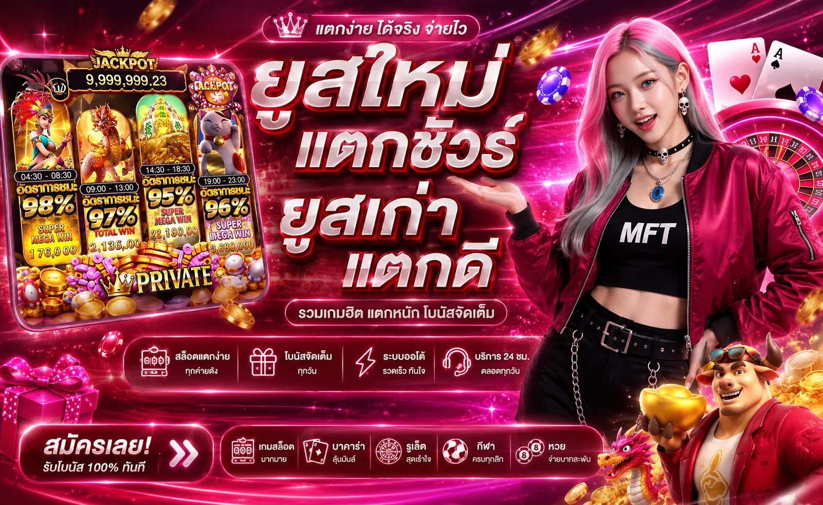 สล็อตออนไลน์ เว็บตรงทุกค่าย เกมสล็อตแตกง่ายบน SEXYMELIVE